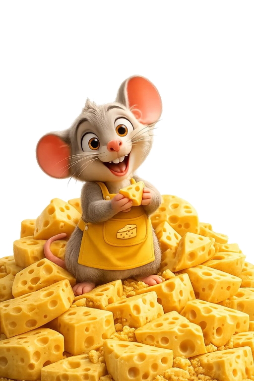 Мышь машет